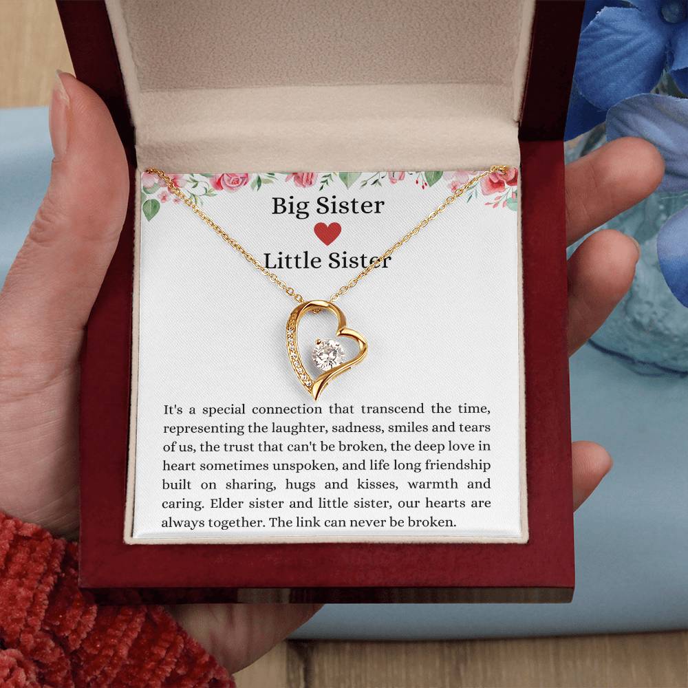 Forever Love Necklace - Big Sister, Little Sister