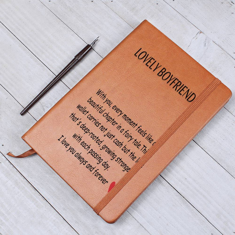 Engraved Journal - Every Moment Lovely Boyfriend