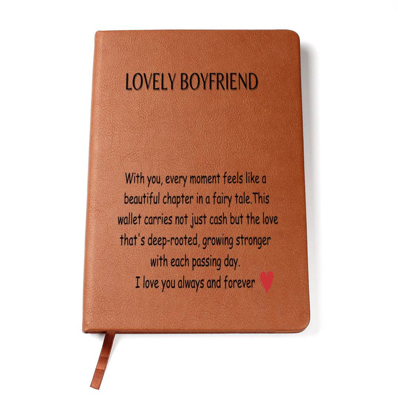 Engraved Journal - Every Moment Lovely Boyfriend