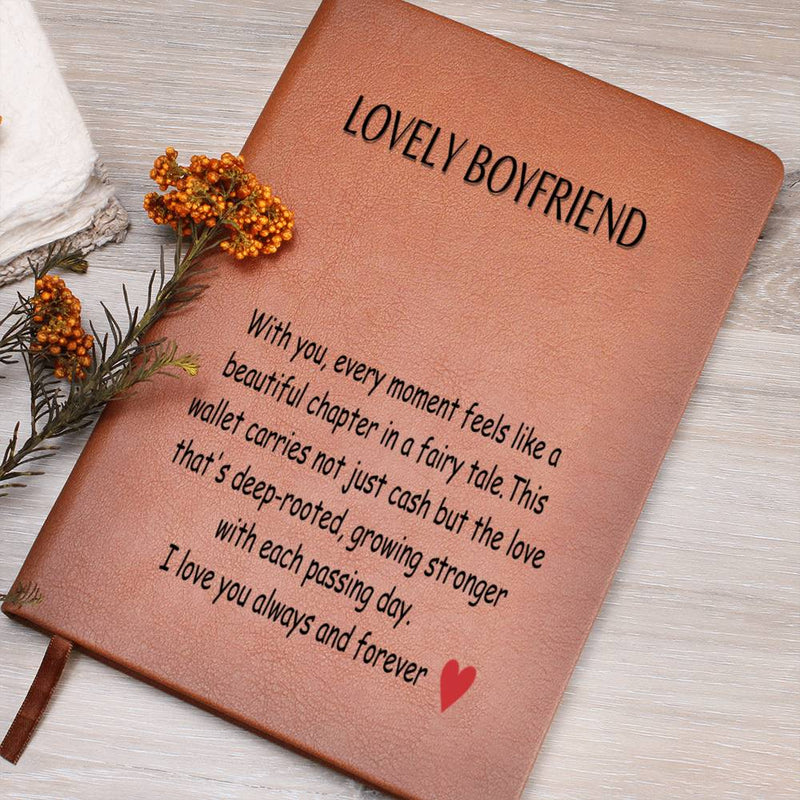 Engraved Journal - Every Moment Lovely Boyfriend