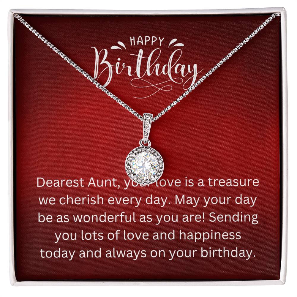 Eternal Hope Necklace - Love Is A Treasure Aunt