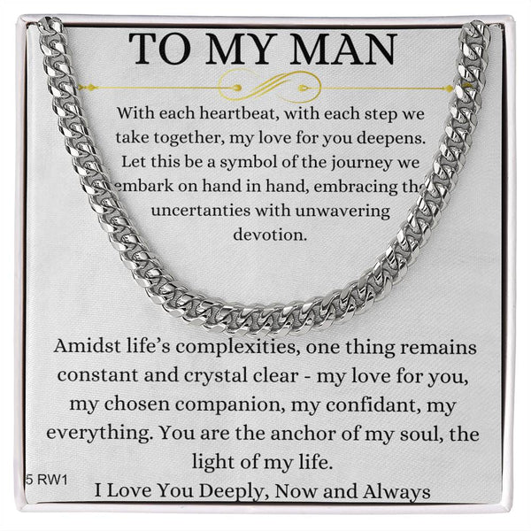 Cuban Chain Necklace - My Man #5 RW1