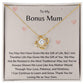 Bonus Mum Love Knot Necklace