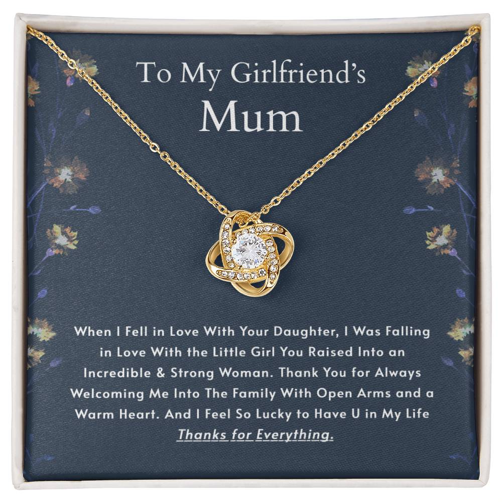 Girlfriend's Mum Love Knot Necklace