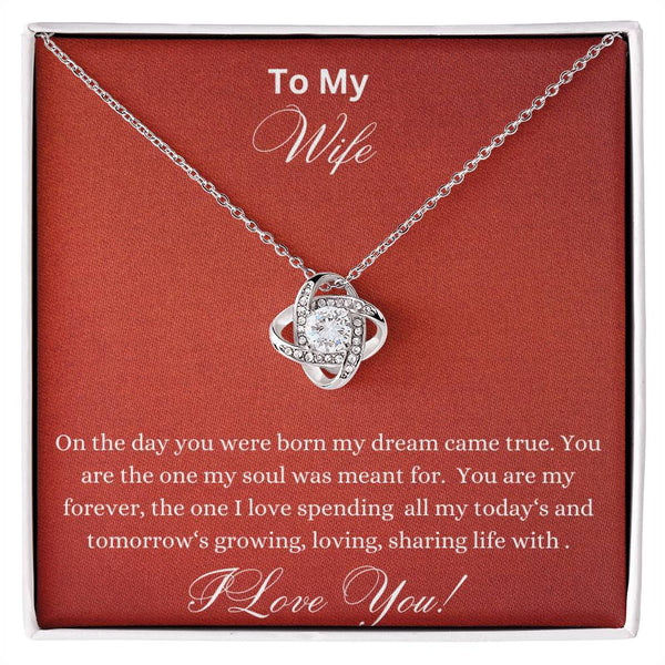 Love Knot Necklace - Dream Came True Wife