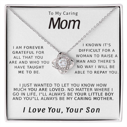 Love Knot Necklace - To My Caring Mom