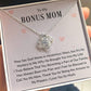 Mother's Day Gift For Bonus Mom - Love Knot Necklace