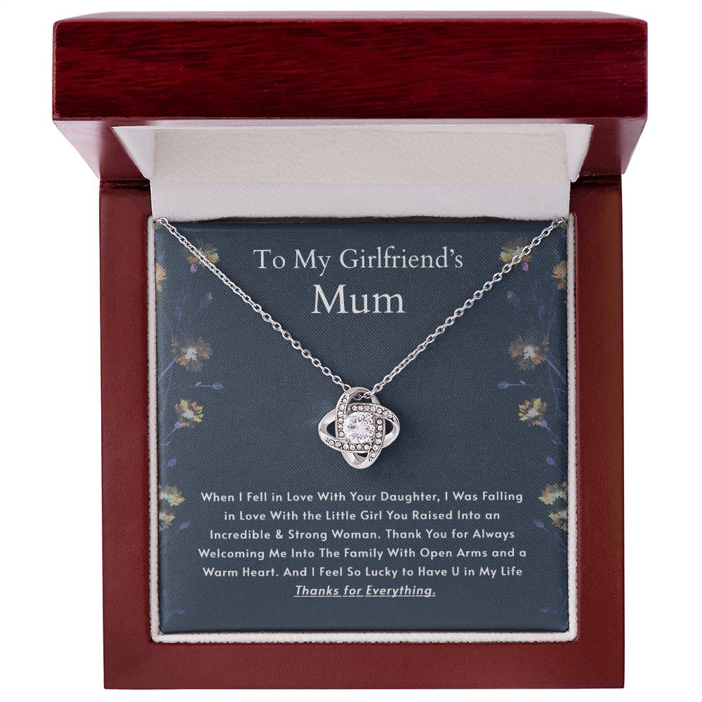 Girlfriend's Mum Love Knot Necklace