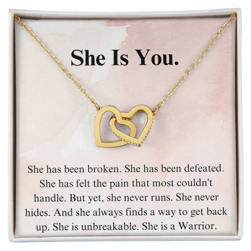 Interlock Hearts Necklace - She Is You #19