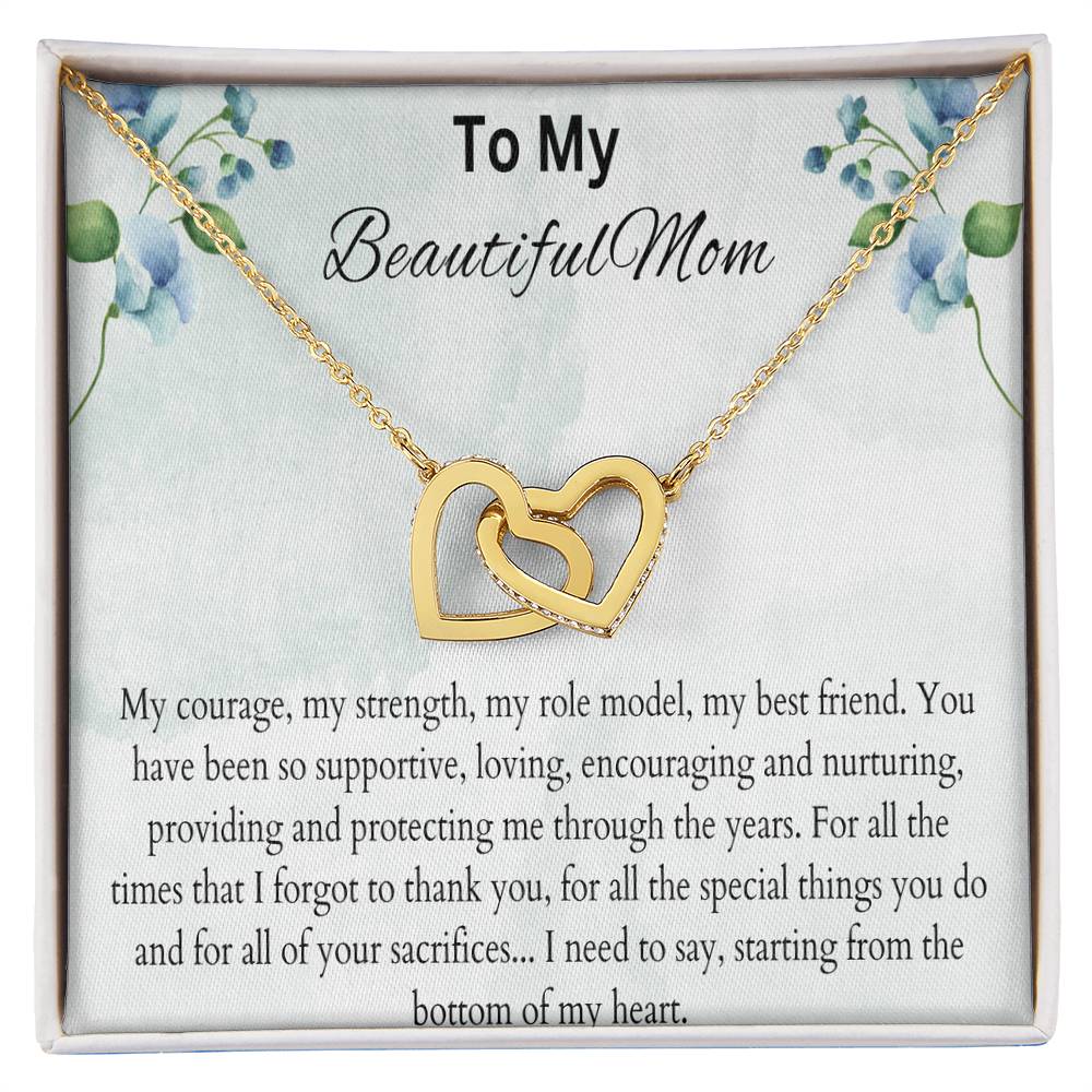 Interlocking Hearts Necklace- Beautiful Mom #10