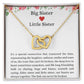 Interlocking Hearts Necklace - Big Sister, Little Sister