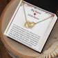 Interlocking Hearts Necklace - Big Sister, Little Sister