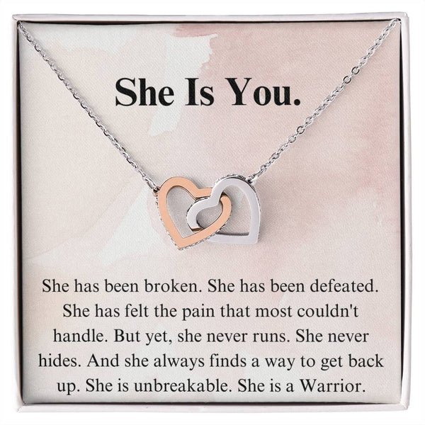Interlock Hearts Necklace - She Is You #19