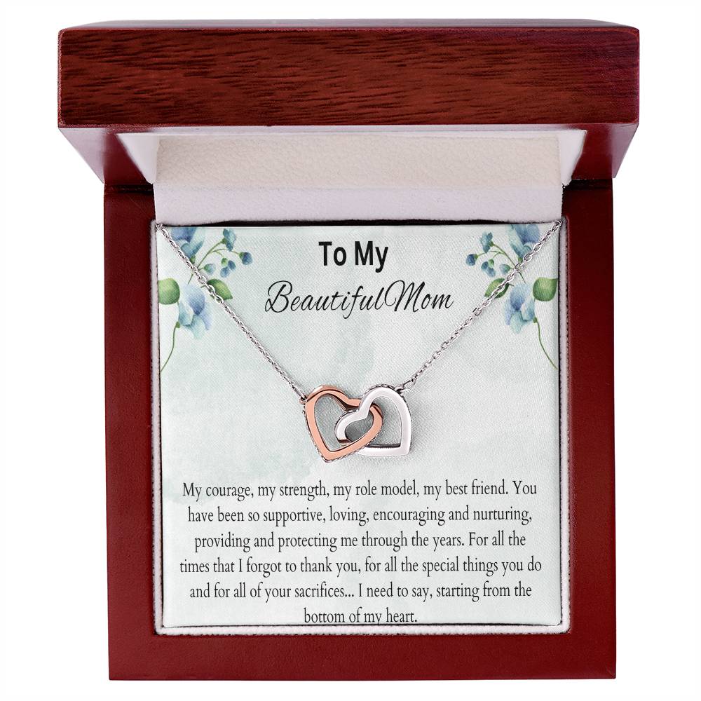 Interlocking Hearts Necklace- Beautiful Mom #10