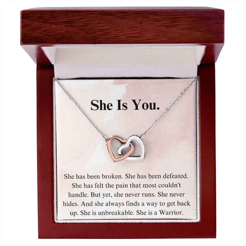 Interlock Hearts Necklace - She Is You #19