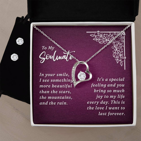 Forever Love Heart Necklace - In Your Smile Soulmate