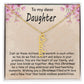 Vertical Name Necklace - Comfort and Solace Daughter