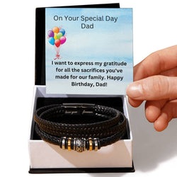 Love You Forever Bracelet - Sacrifices Made Dad