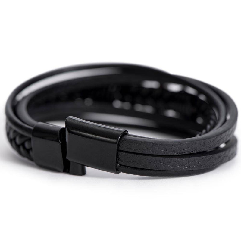 Pulsera cruzada para hombre - Papá modelo a seguir