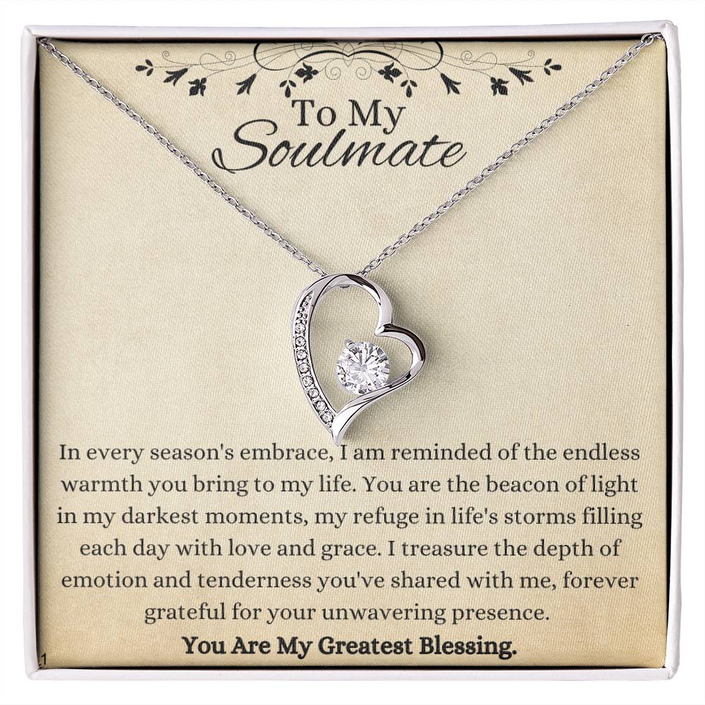 Love Knot Necklace - Season's Embrace Soulmate #1 RW1