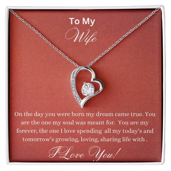 Forever Love Necklace - Dream Came True Wife