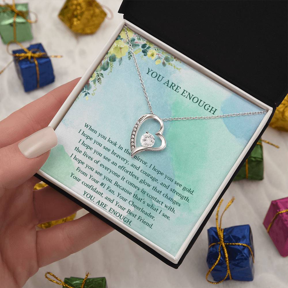 Forever Love Necklace - You Are Enough 29 (#14 RW!)