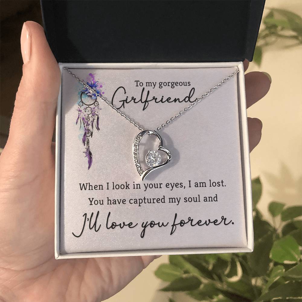 Forever Love Necklace - When I Look in Your Eyes Girlfriend