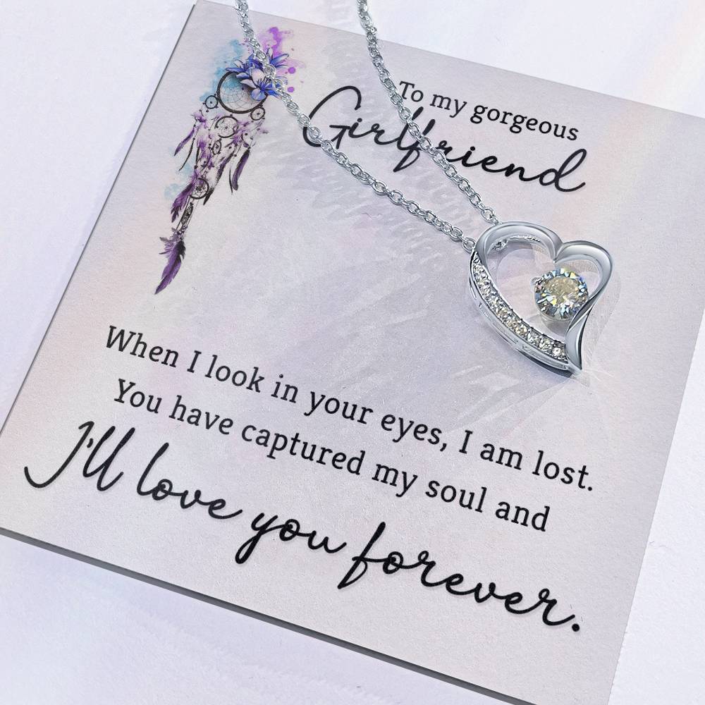 Forever Love Necklace - When I Look in Your Eyes Girlfriend