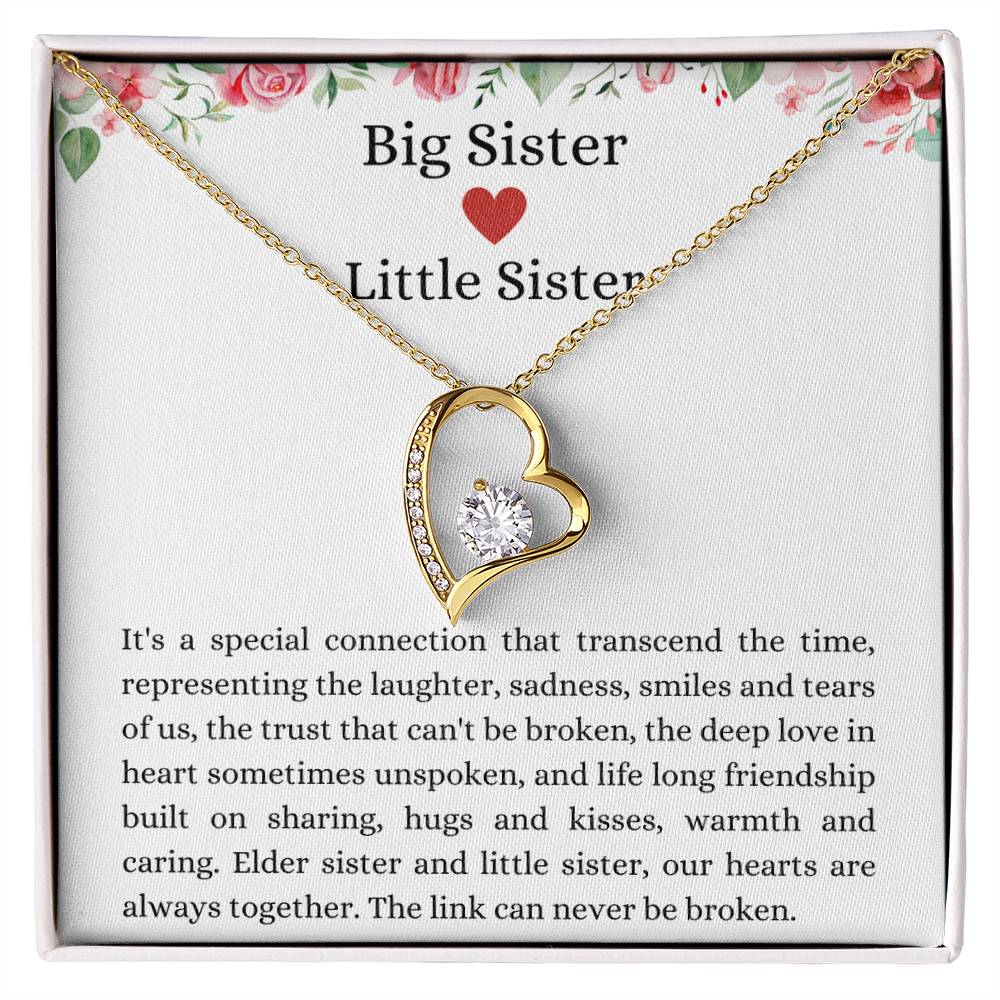 Forever Love Necklace - Big Sister, Little Sister