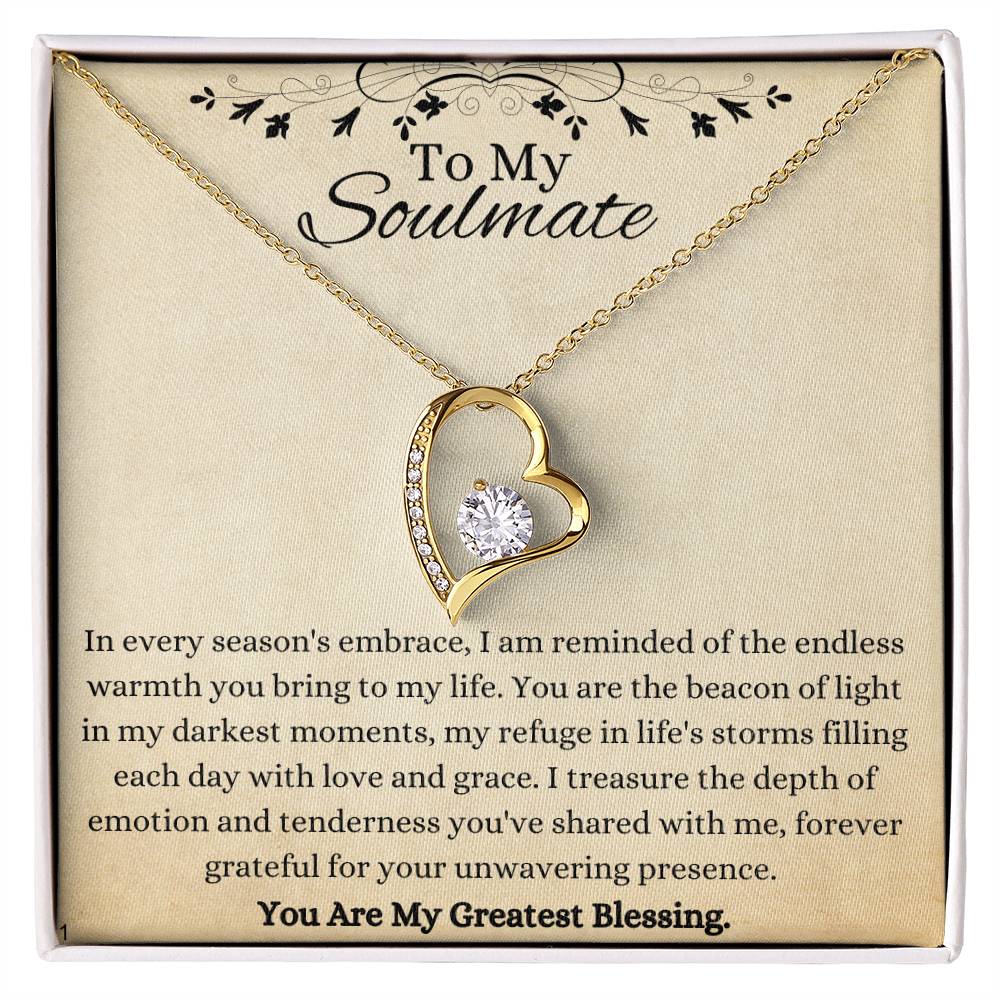 Love Knot Necklace - Season's Embrace Soulmate #1 RW1