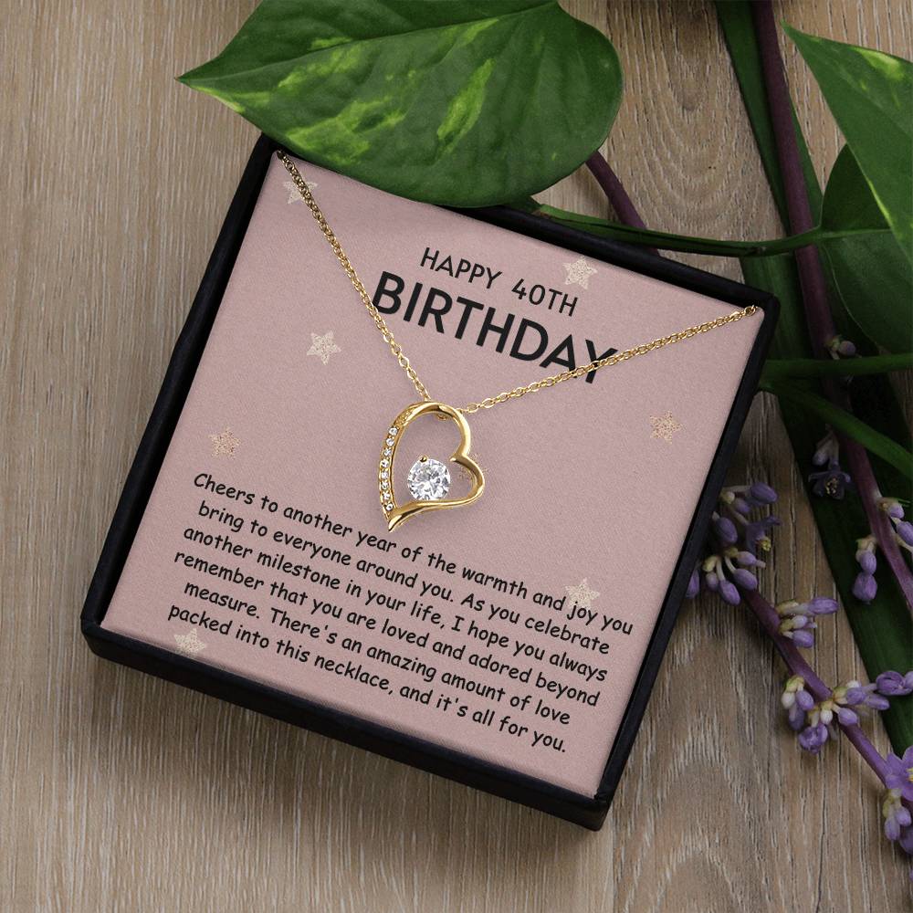 Forever Love Necklace - 40th Birthday #18