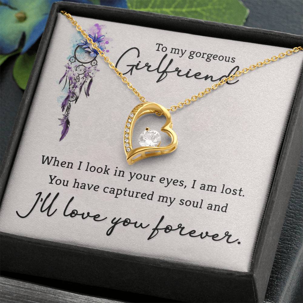 Forever Love Necklace - When I Look in Your Eyes Girlfriend