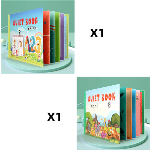 Juguetes educativos para niños Libros pegados repetidamente para leer