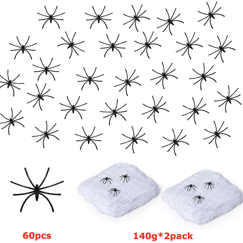 Sqft Halloween Spider Web Decorations Super Stretch White Webbing