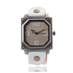 Reloj de mujer cuadrado digital retro casual con hebilla de cuarzo universal