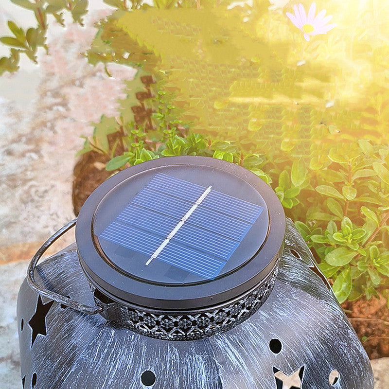 Solar Powered Night Light Courtyard