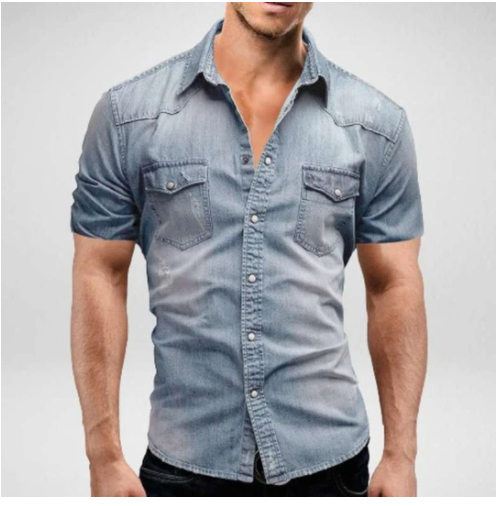 Camisa de hombre marca masculina camisas de manga larga Casual sólido Slim Fit 