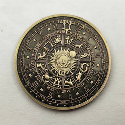 Moneda Conmemorativa de Bronce del Tarot Euroamericano