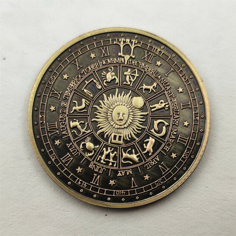 Euramerican Tarot Bronze Commemorative Coin