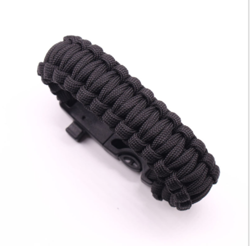 Pulseras De Paracord De Emergencia, Pulsera De Supervivencia Con Brújula Incorporada Silbato Supervivencia Arrancador De Fuego Accesorios Para Raspador, Traje Para Senderismo, Camping, Pesca Y Caza