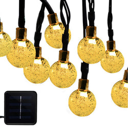 Remote Control Usb Bubble Ball Outdoor Holiday Decoration String Lights