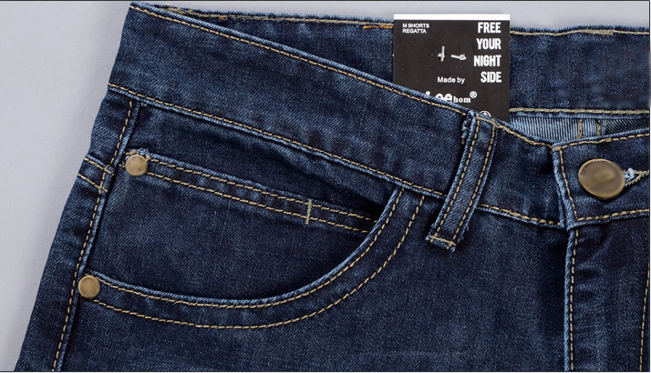 Explosivo otoño invierno nuevos jeans rectos delgados para hombres