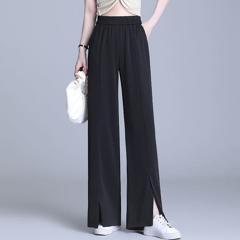 Summer Thin Loose Trendy Slim Plus Size Straight-leg Casual Pants Trousers