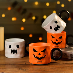 Taza de cerámica de la taza de la calabaza del regalo de Halloween