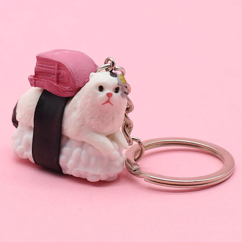 Cute Sushi Cat Bag Clothing Pendant