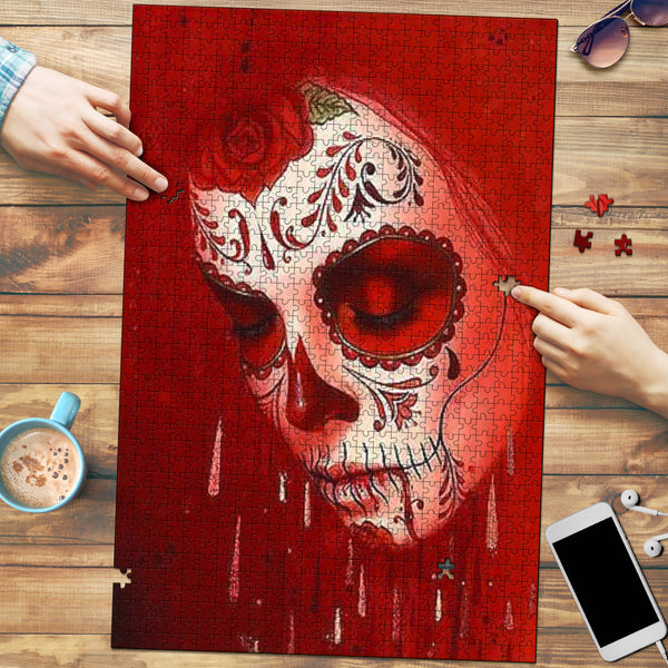 Day Of The Dead Queen Jigsaw Puzzle