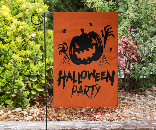 Halloween Party (Orange) - Halloween Flag