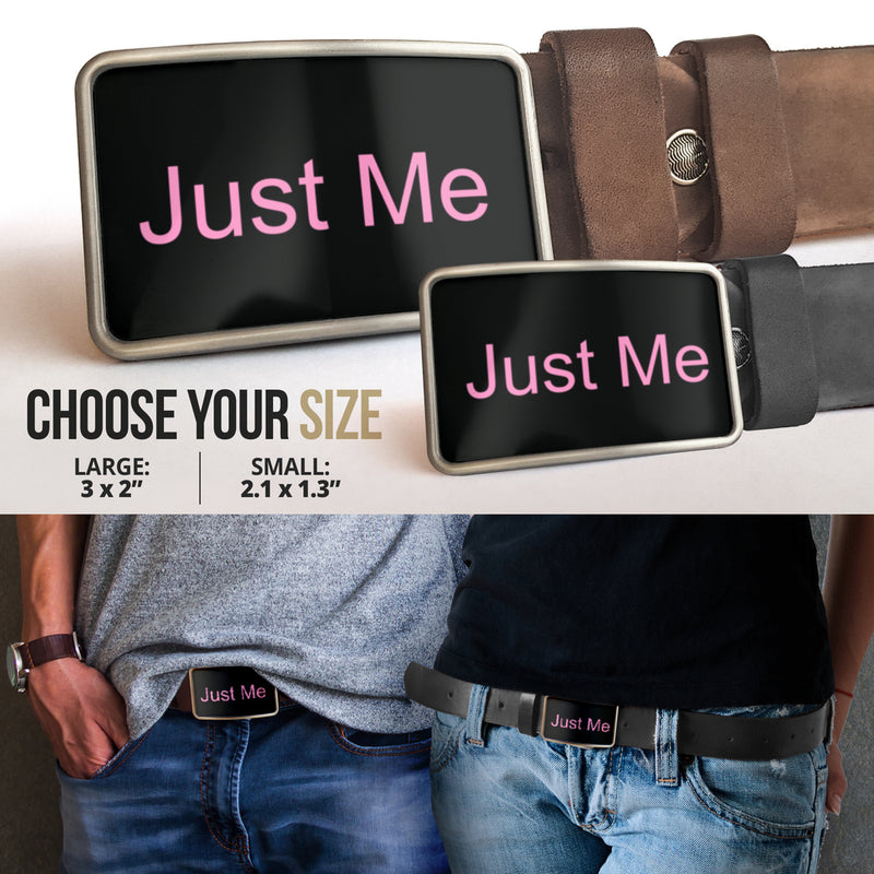 Hoodies "Just Me" Belt Buckle "Pink"