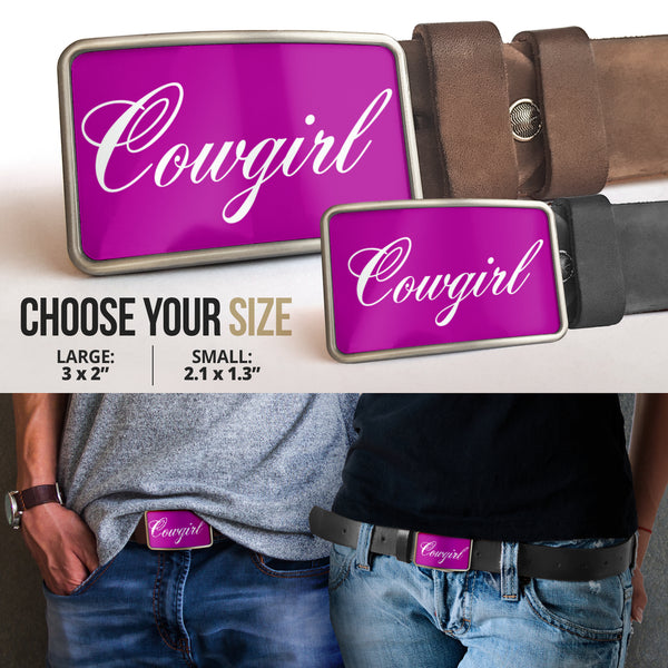 Belt Buckle Cowgirl