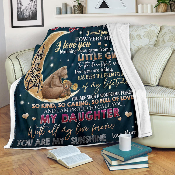 To My Daughter Blanket